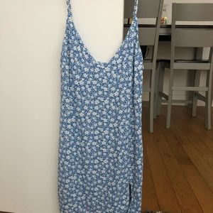 Reformation Floral Slit Dress